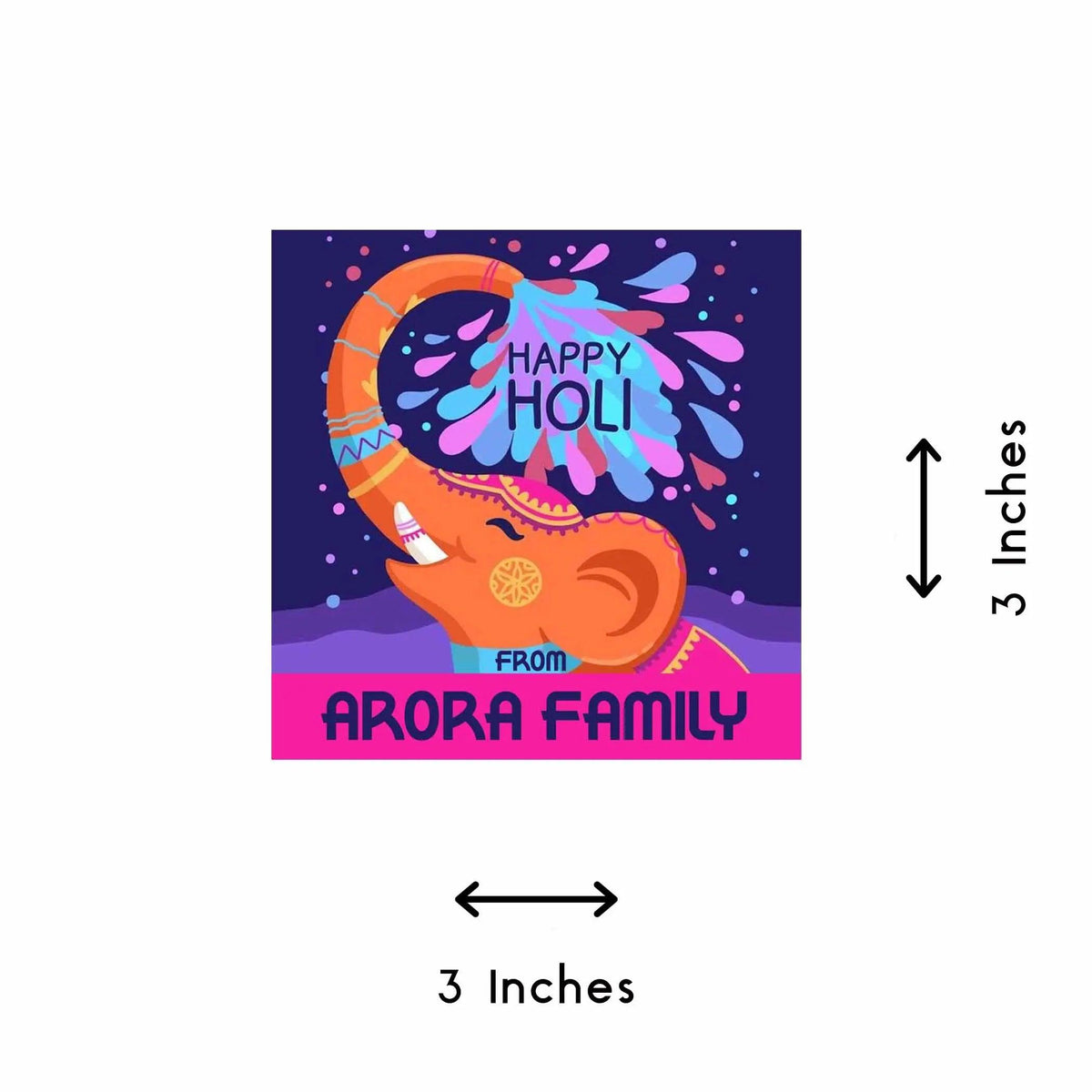 Holi Festival - Gift tags - Set of 10 - Chatterbox Labels - Gift Tags