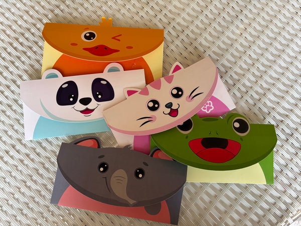 Personalised Money Envelopes - Little Safari Collection