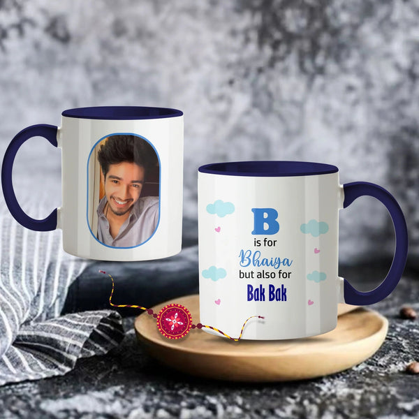 Personalised Photo Mugs - Rakhi Edition - Chatterbox Labels - Mugs