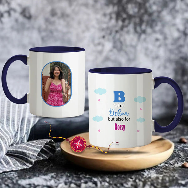 Personalised Photo Mugs - Rakhi Edition - Chatterbox Labels - Mugs