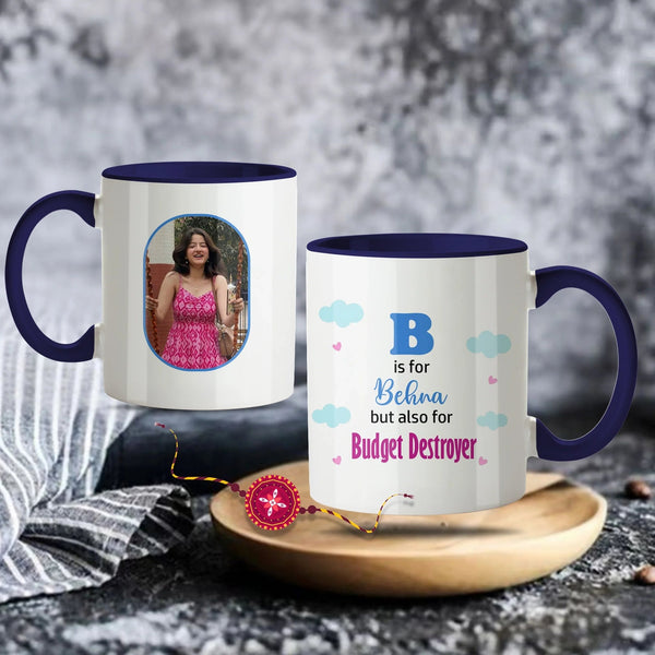 Personalised Photo Mugs - Rakhi Edition - Chatterbox Labels - Mugs