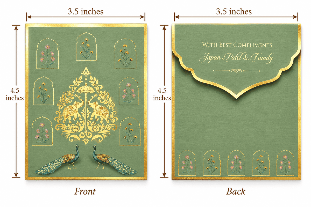 Luxe Gold Foil Money Envelopes - Jade Courtyard
