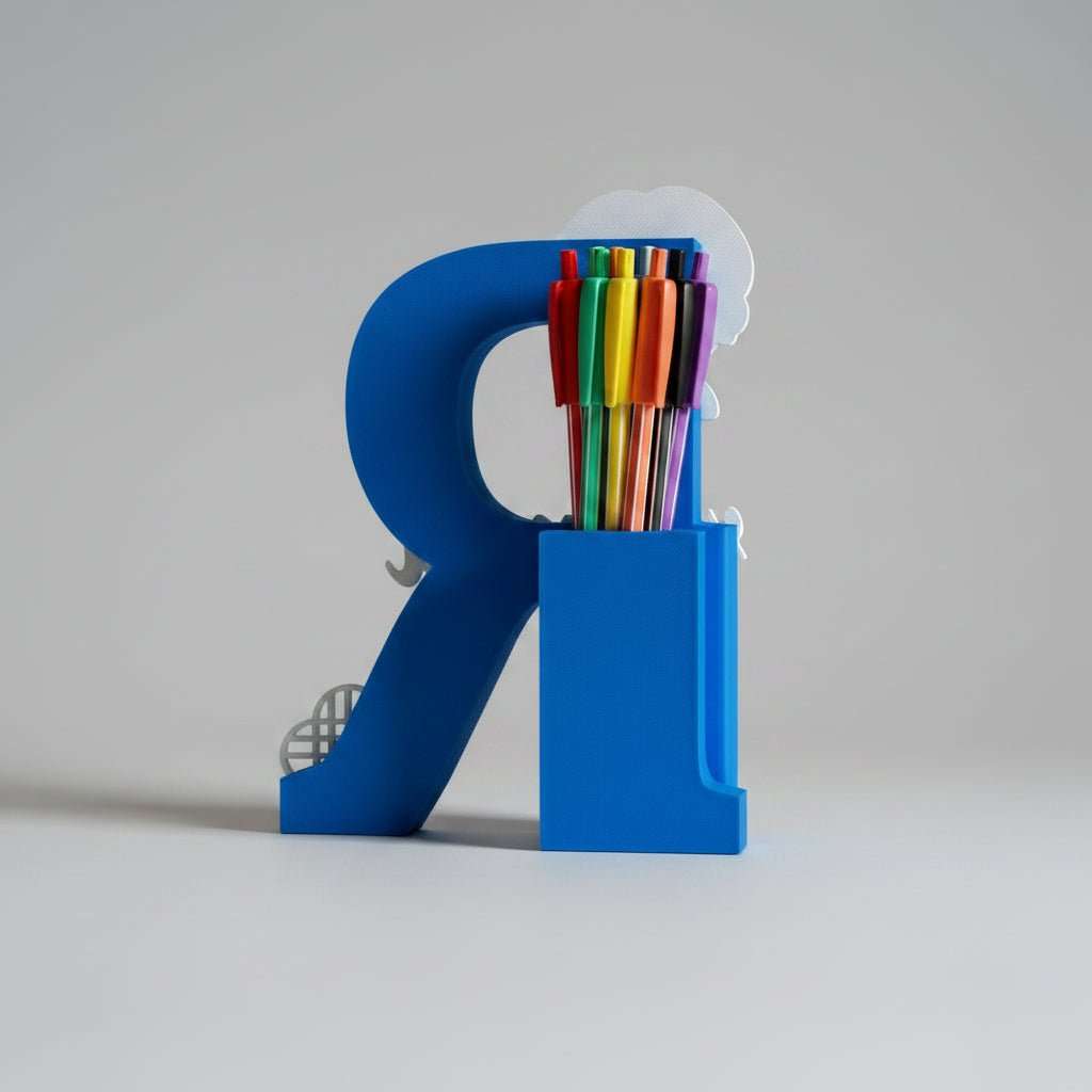 Personalised Name Stand & Pen Holder K-Pop Boy Band - Chatterbox Labels-3D Printed Gifts