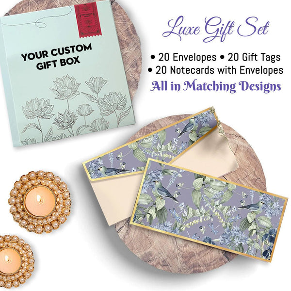 Luxe Diwali Gift Stationery Sets - Chatterbox Labels - Gift Tags