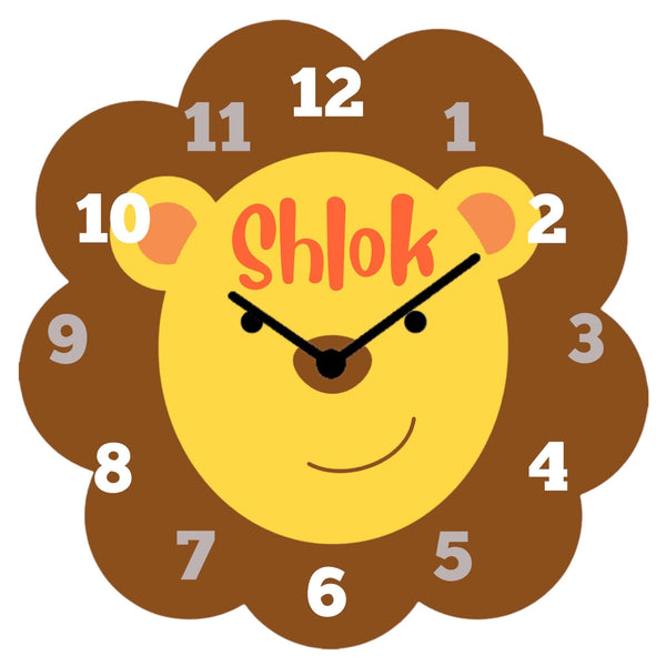 Personalised Acrylic Wall Clock - Pride Time - Chatterbox Labels - Wall Clock