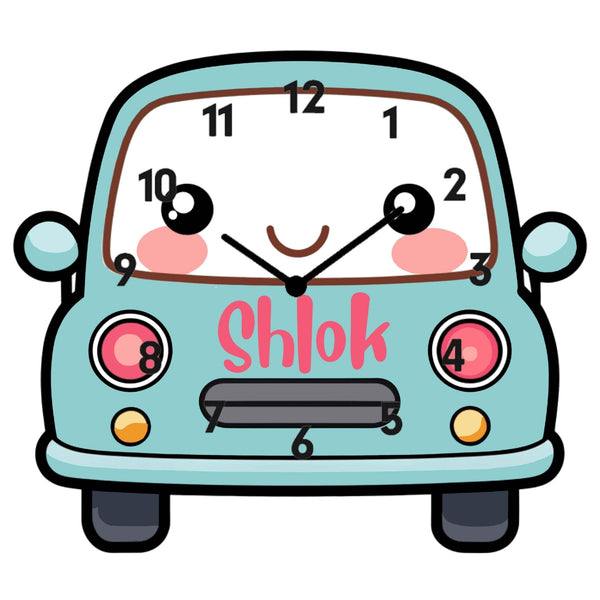 Personalised Acrylic Wall Clock - Speedy Seconds - Chatterbox Labels - Wall Clock