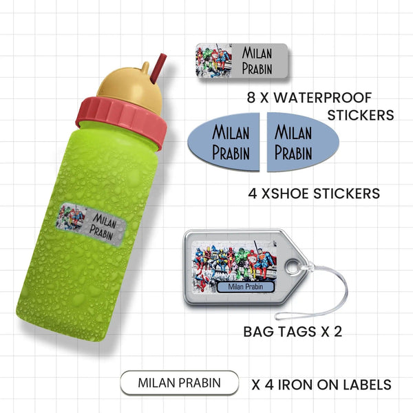 Mini Combo Label Pack - Set of 18 - Chatterbox Labels - Value Packs