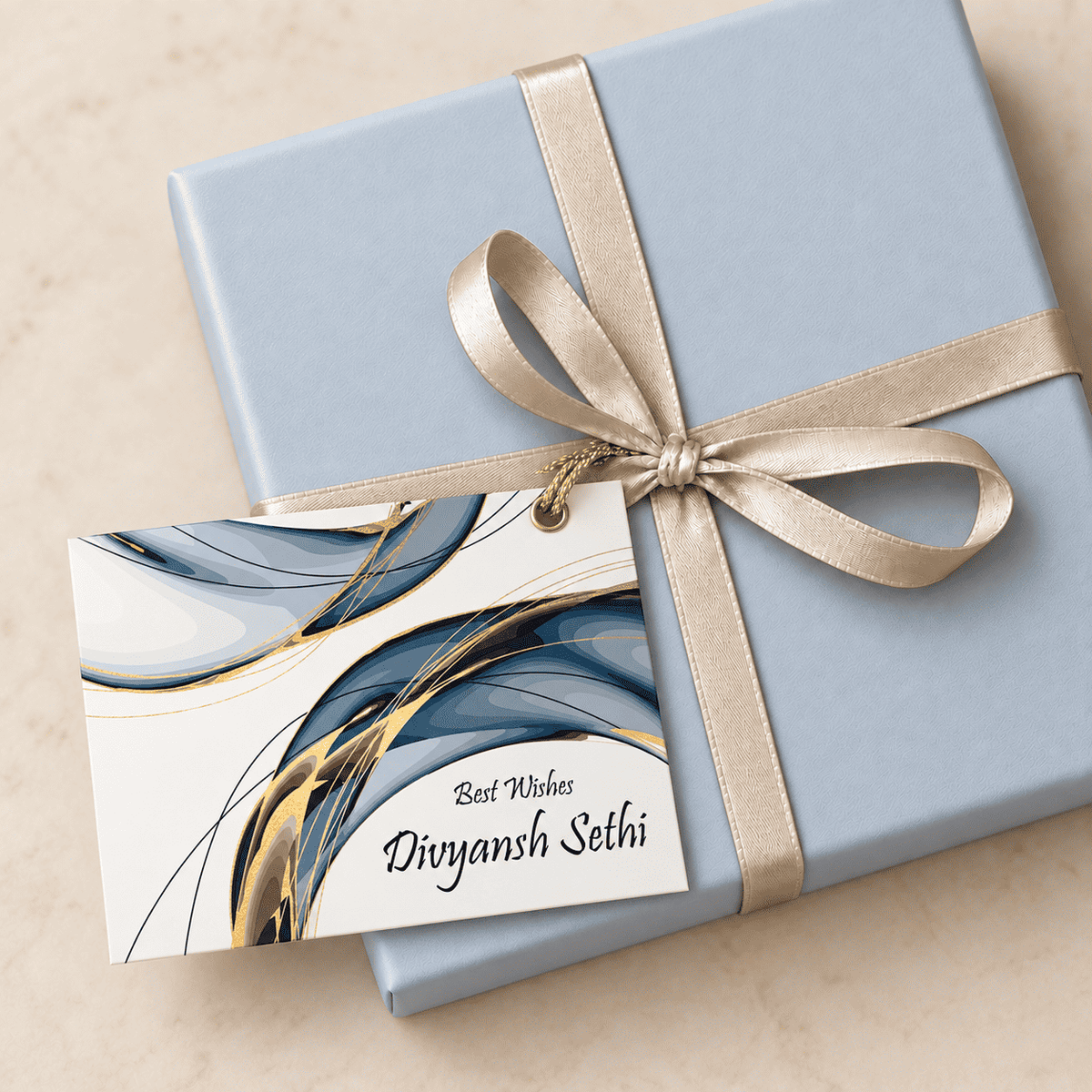 Gift tags / Gift Stickers - Paint Stroke Design
