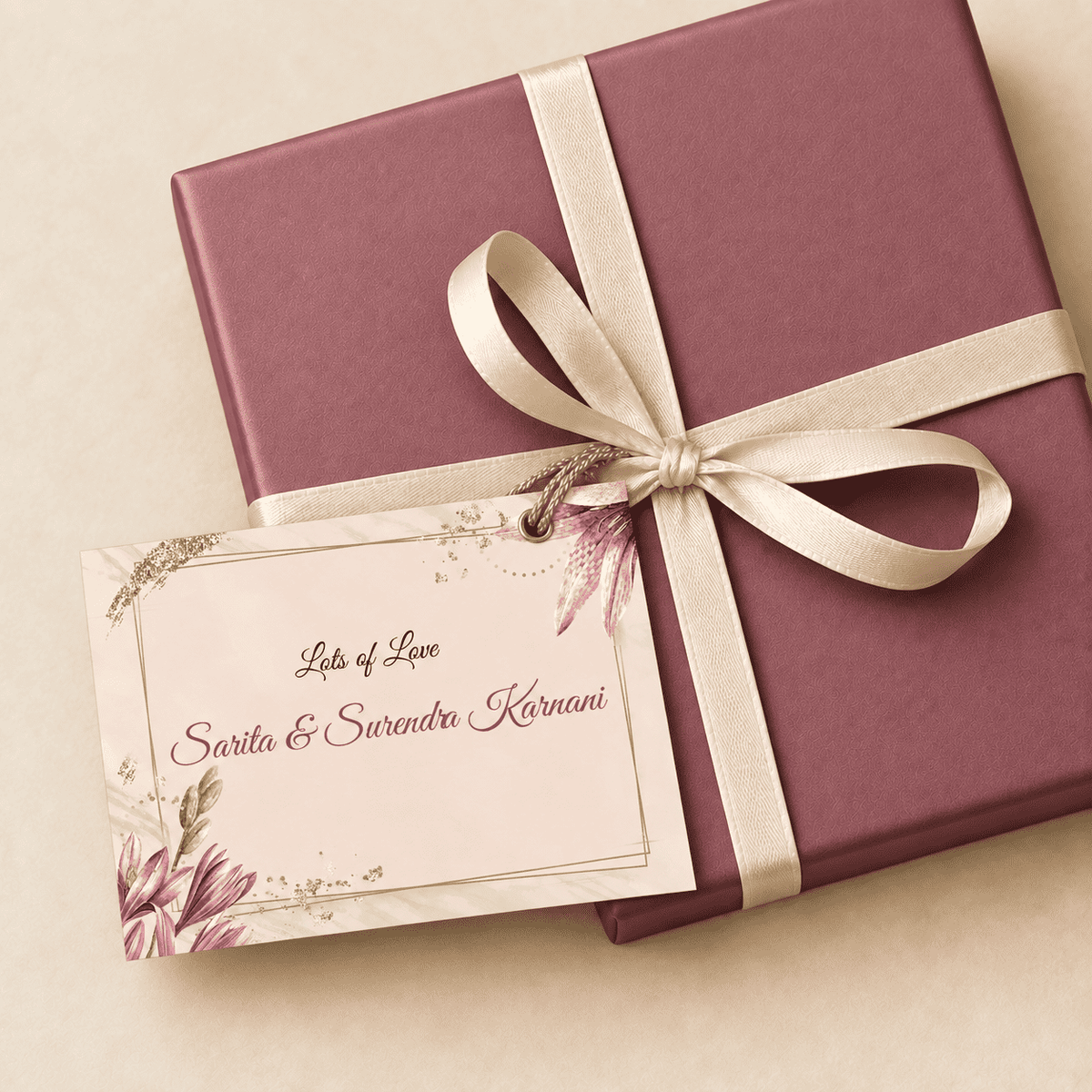 Gift tags / Gift Stickers - Peach Riviere Design