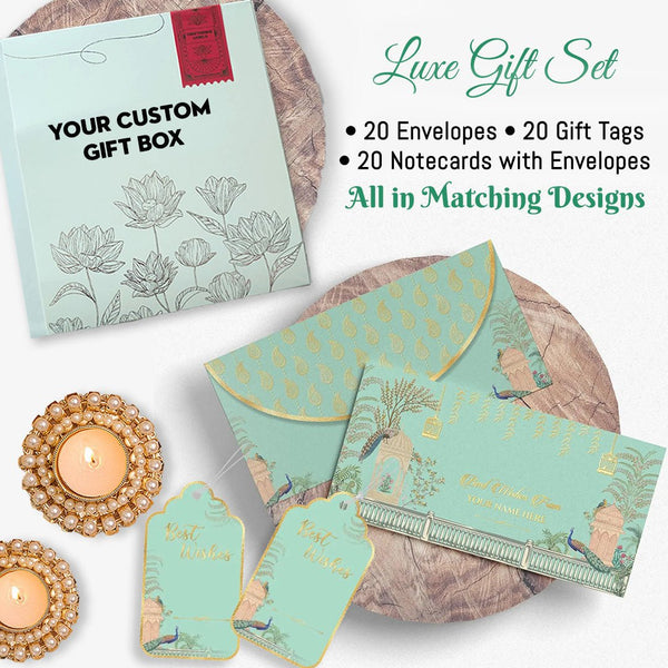 Luxe Diwali Gift Stationery Sets - Chatterbox Labels - Gift Tags
