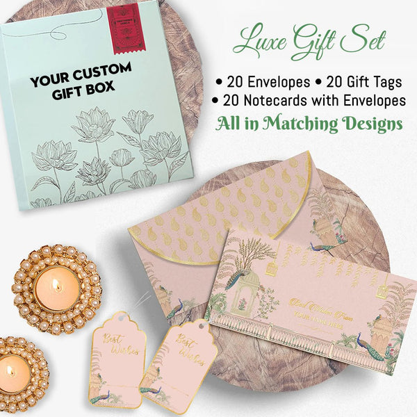 Luxe Diwali Gift Stationery Sets - Chatterbox Labels - Gift Tags