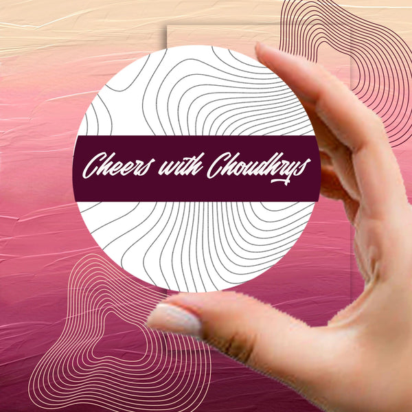 Personalised Coasters - Contour Design - Set of 6 - Chatterbox Labels - Coasters