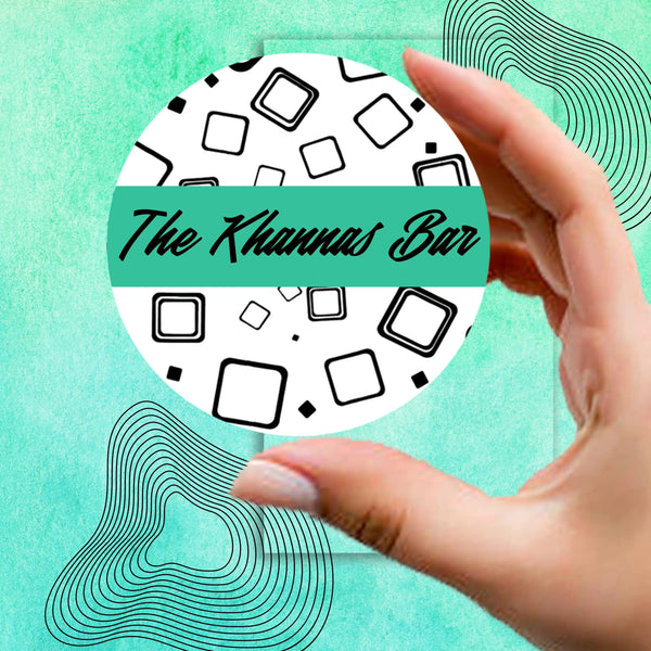 Personalised Coasters - Cubes Design - Set of 6 - Chatterbox Labels - Coasters