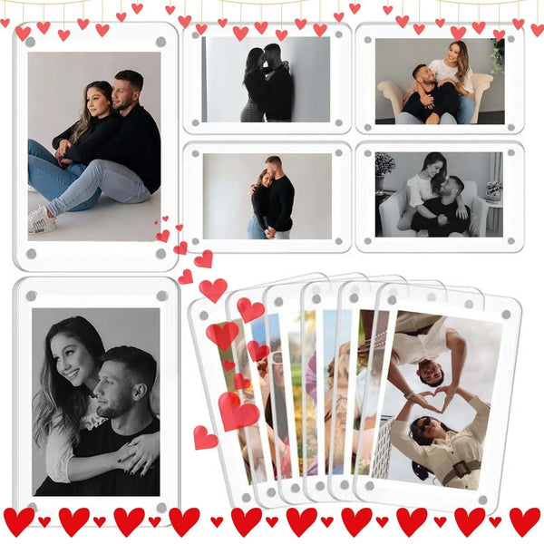 Personalised Fridge Magnets with Photos (Set of 6) - Chatterbox Labels - Fridge Magnets