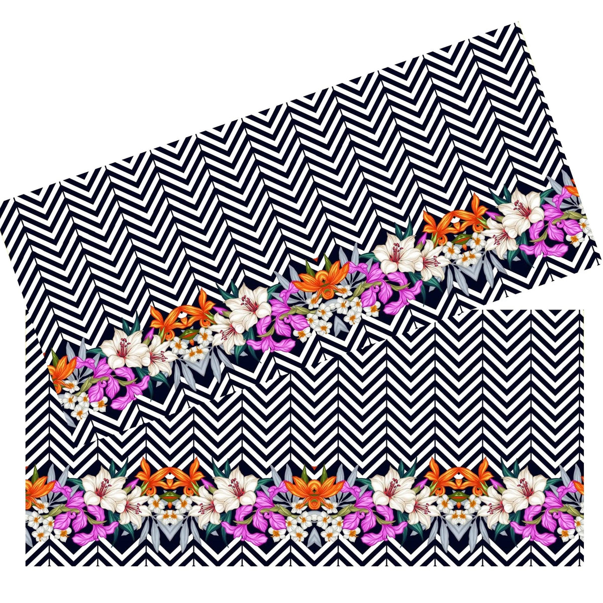 Personalised Money Envelopes - Chevron Orchids - Set of 20 - Chatterbox Labels - Envelopes