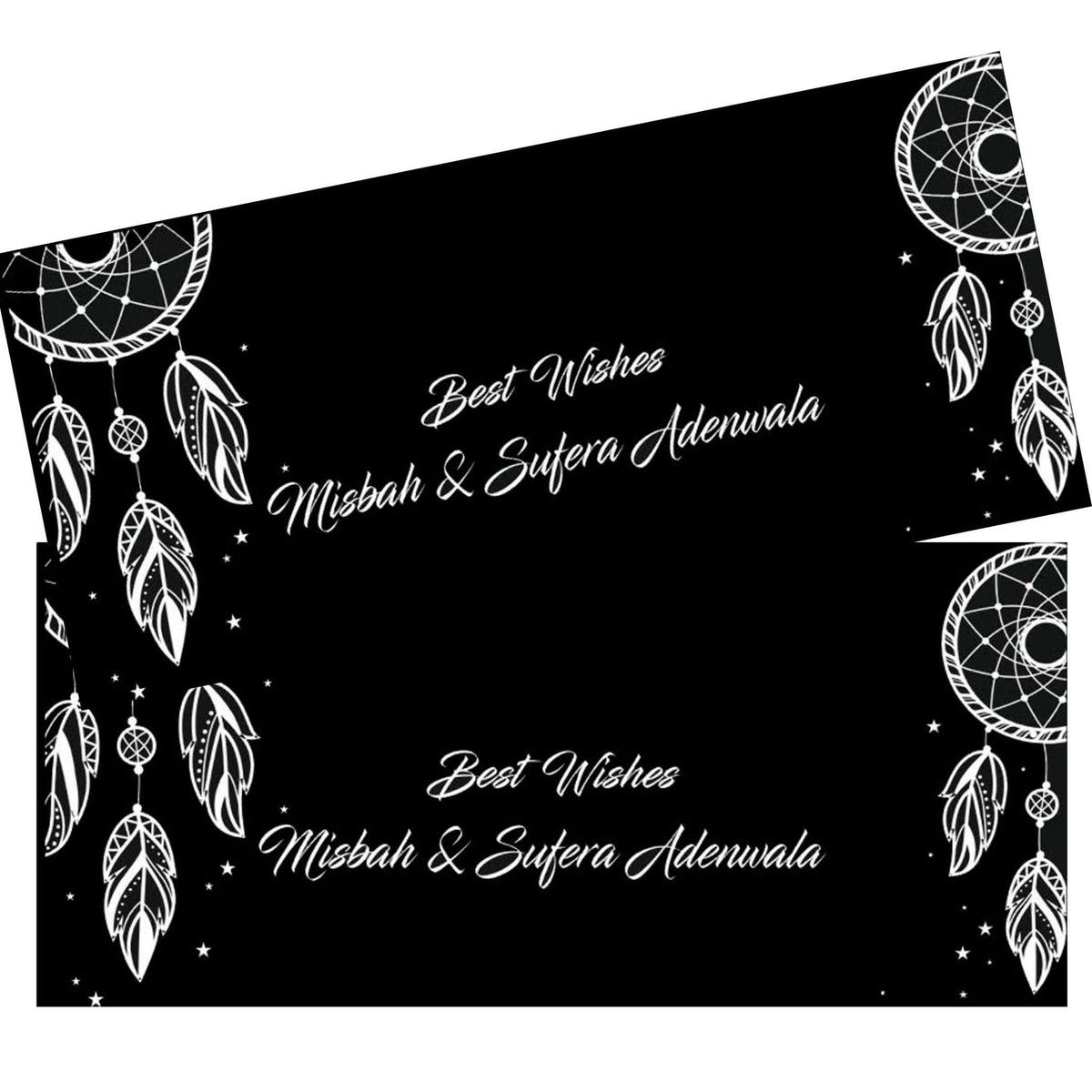 Personalised Money Envelopes - Dream Catchers Theme - Set of 20 - Chatterbox Labels - Envelopes