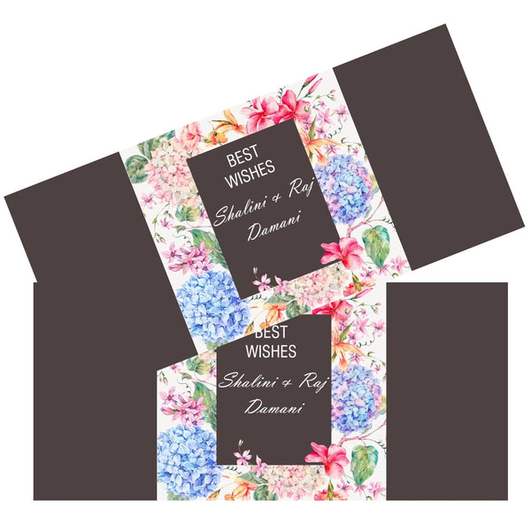 Personalised Money Envelopes - Floral Theme - Set of 20 - Chatterbox Labels - Envelopes