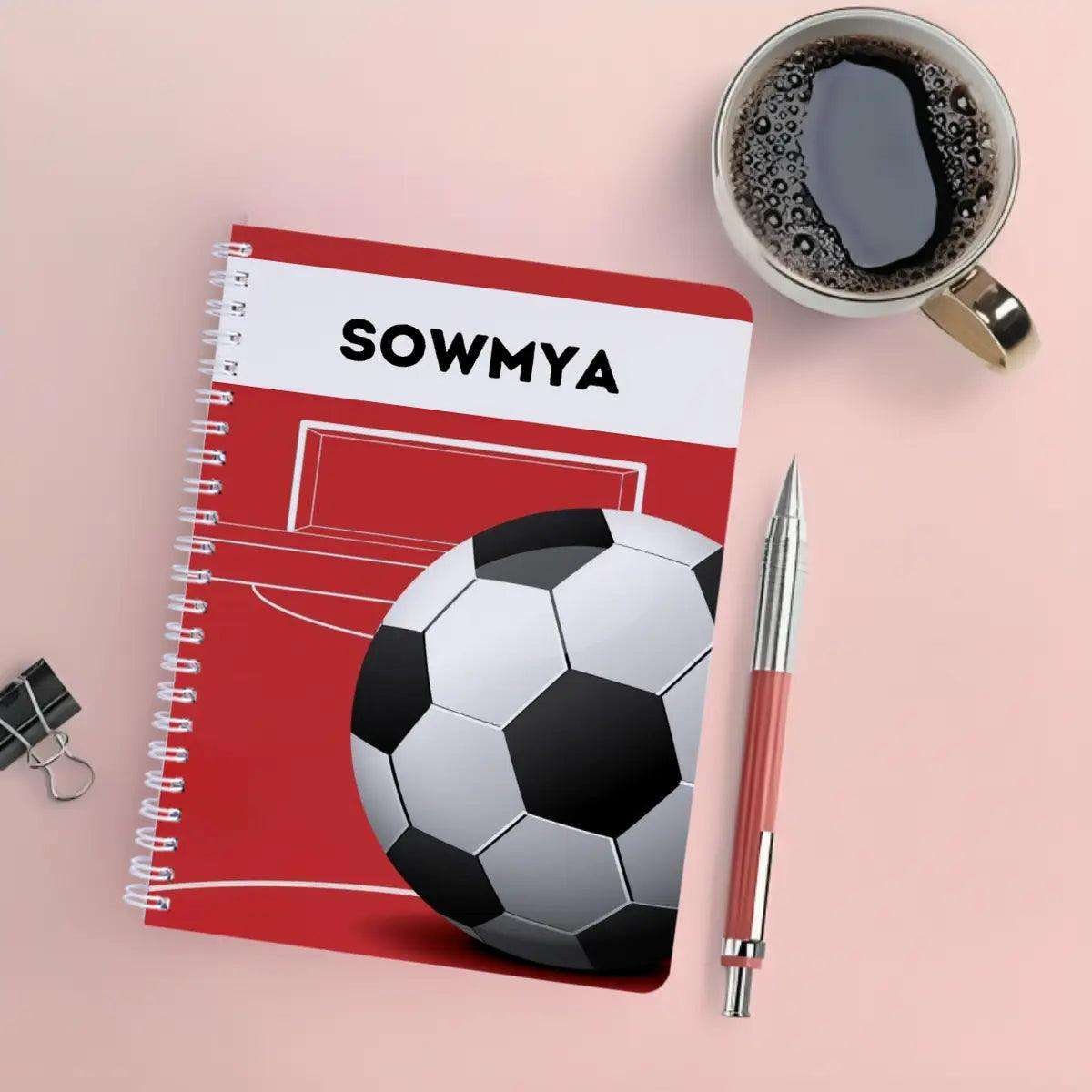 Personalised Notebook - A5 size - Game On - Chatterbox Labels - Notebook