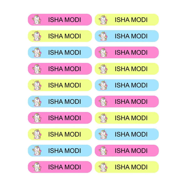 Personalised Stationery Stickers - Set of 20 - Chatterbox Labels - Stationery Labels