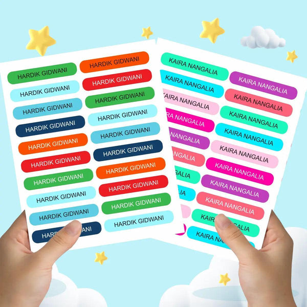 Personalised Stationery Stickers - Set of 20 - Chatterbox Labels - Stationery Labels