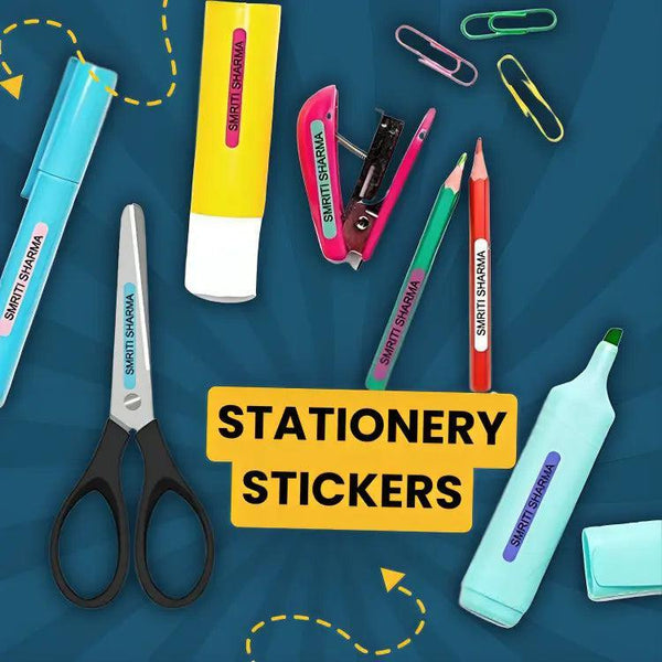 Personalised Stationery Stickers - Set of 20 - Chatterbox Labels - Stationery Labels