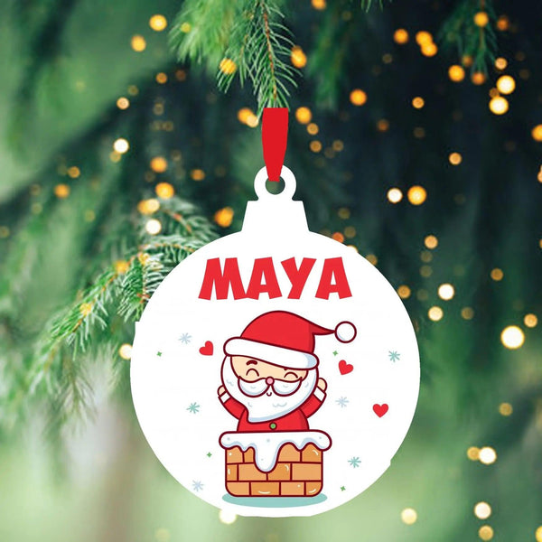 Personalized Christmas Ornaments - Chatterbox Labels - Ornament