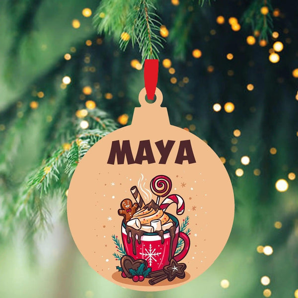Personalized Christmas Ornaments - Chatterbox Labels - Ornament