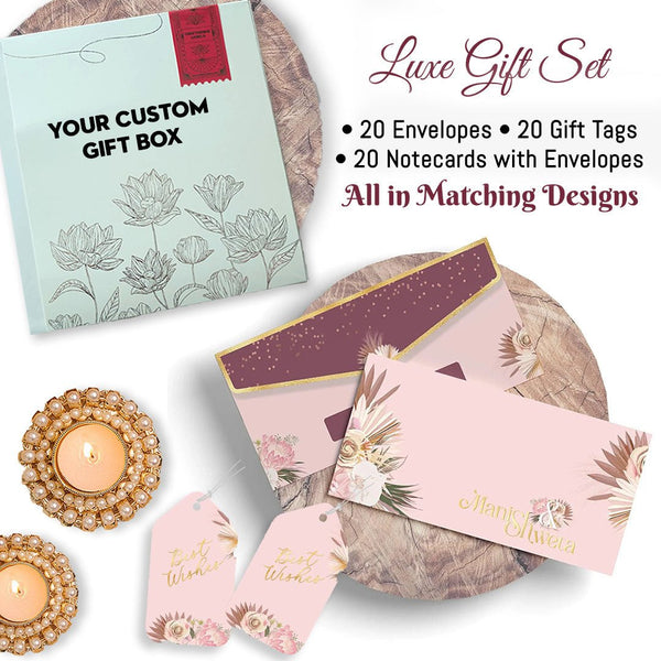Luxe Diwali Gift Stationery Sets - Chatterbox Labels - Gift Tags