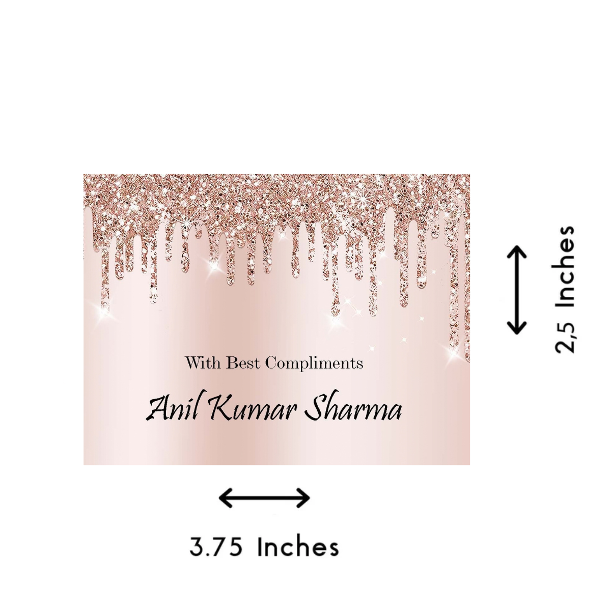 Gift tags / Gift Stickers - Glitter Design