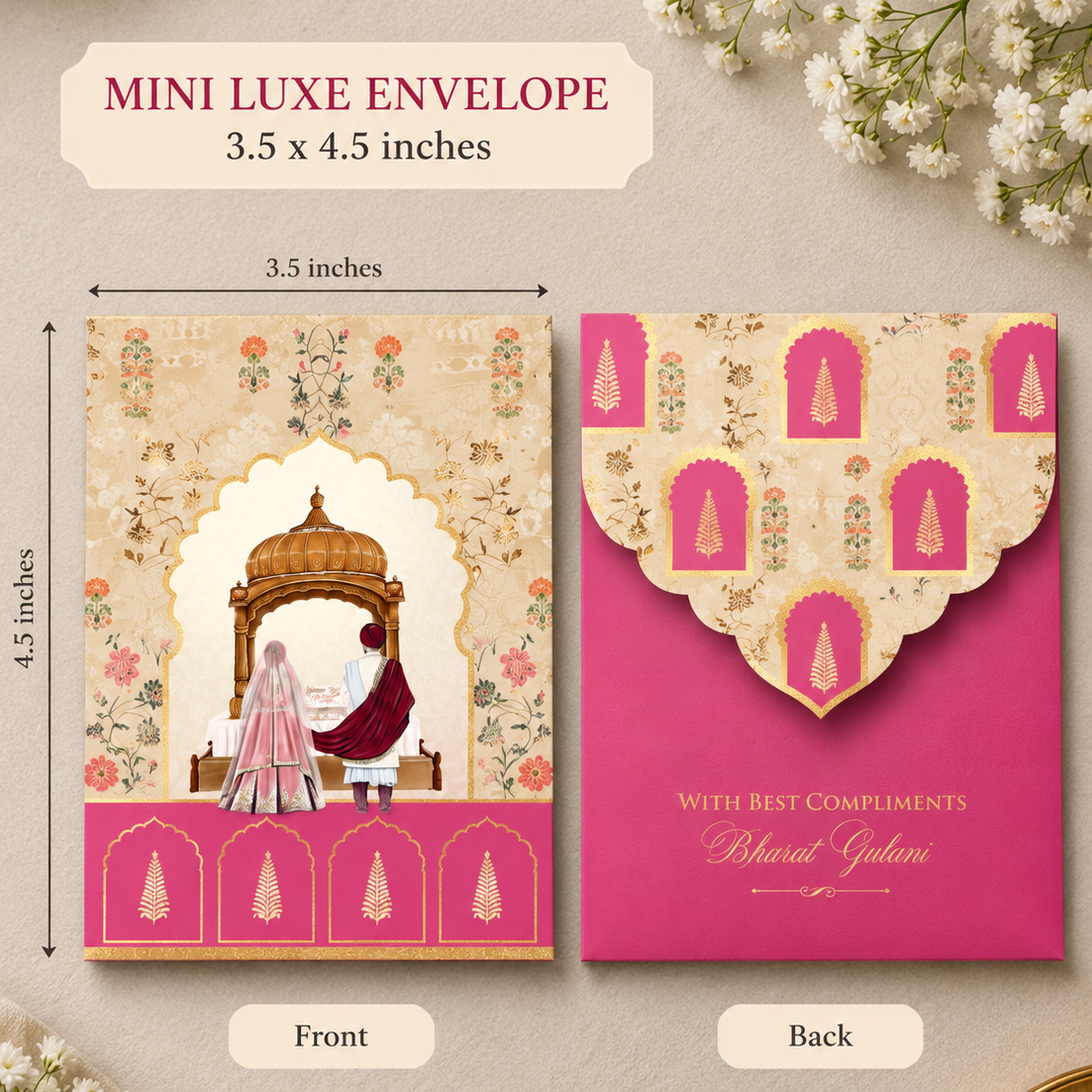 Luxe Gold Foil Money Envelopes - The Blessed Union