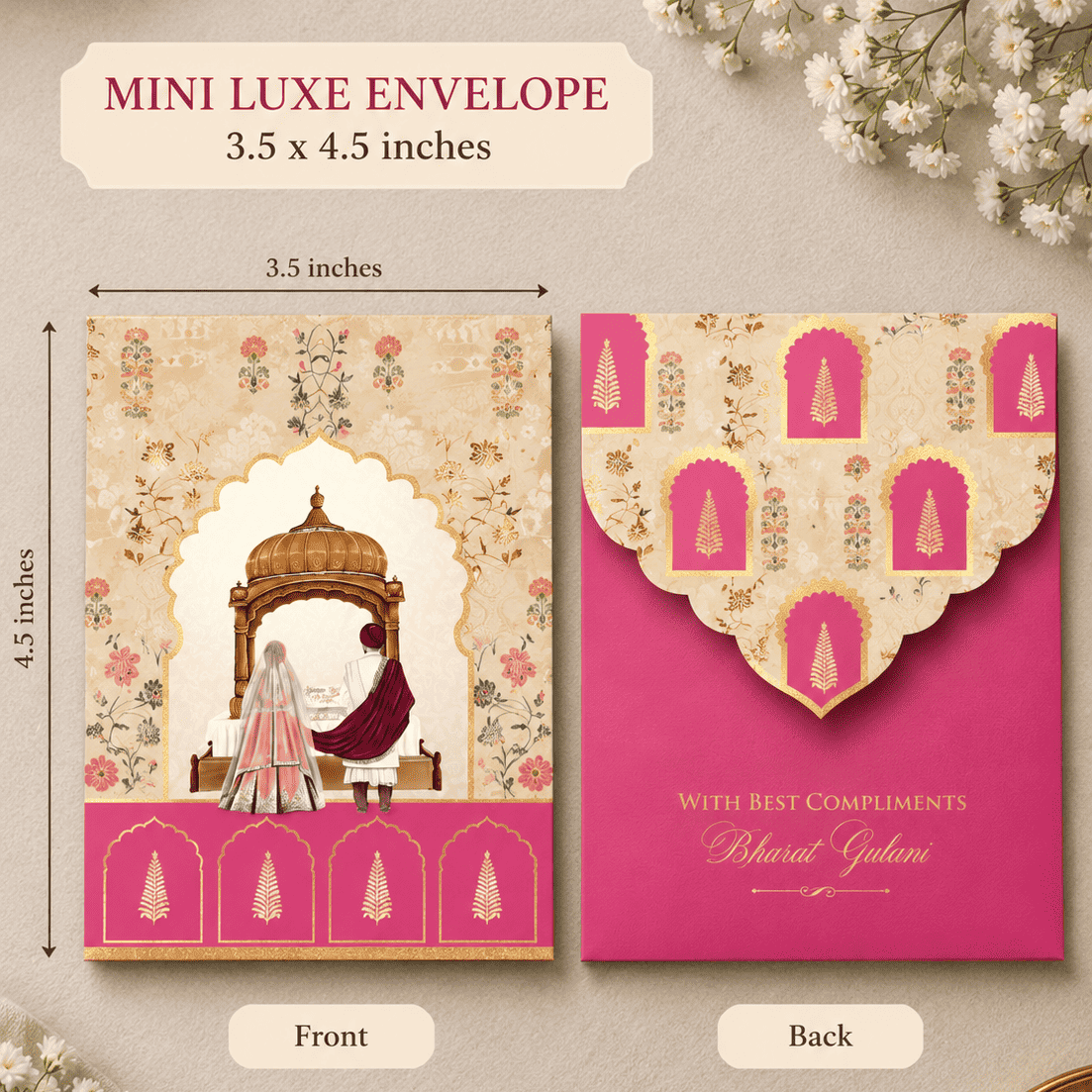 Luxe Gold Foil Money Envelopes - The Blessed Union
