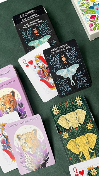 Personalised Playing Cards Deck - Chatterbox Labels - Poker Set