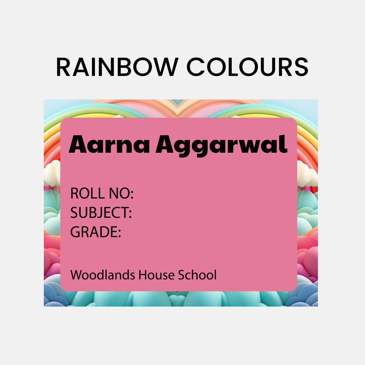 RAINBOW COLOURS