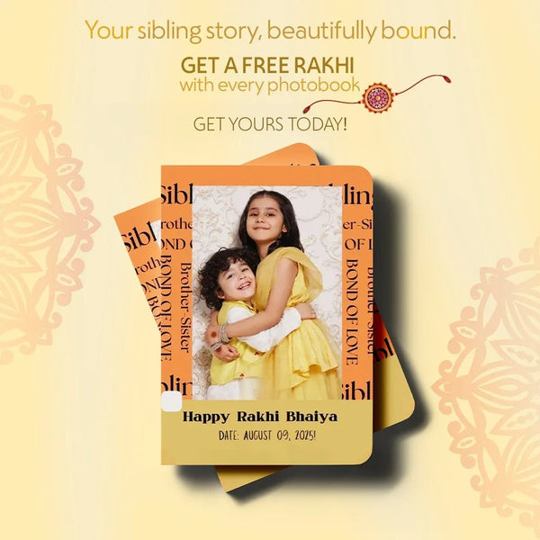 Personalised Photobook - Siblings Bond - Rakhi Edition - Chatterbox Labels - Photobook