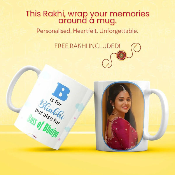 Personalised Photo Mugs - Rakhi Edition - Chatterbox Labels - Mugs