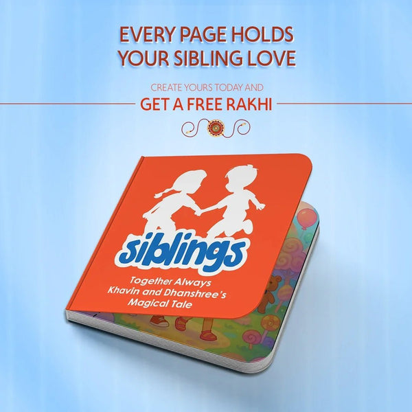Personalised Storybook for Siblings - Rakhi Special - Chatterbox Labels - Books