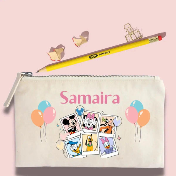 Return Gift - Personalised Pouch and Pencil - Chatterbox Labels - Pouch