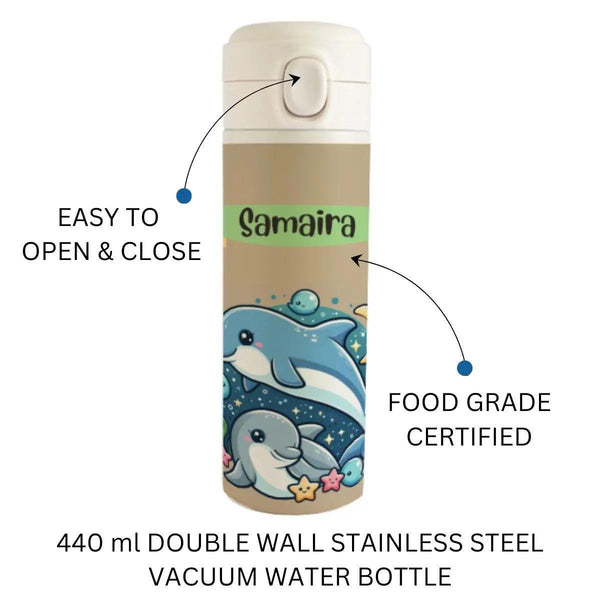 Return Gift - Custom Stainless Steel Water Bottles - Chatterbox Labels - Water Bottle