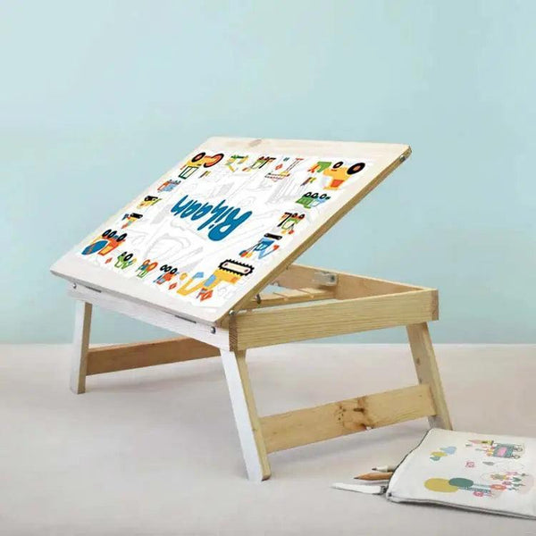 Return Gift - Personalised Folding Table - Chatterbox Labels - Folding Table