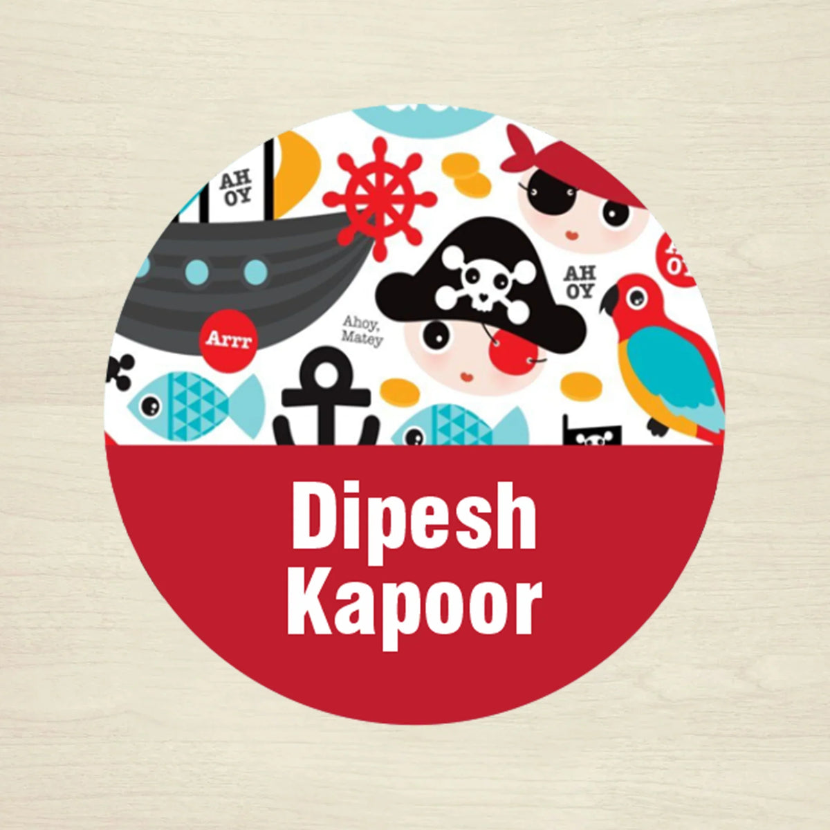 20 Design Round Labels