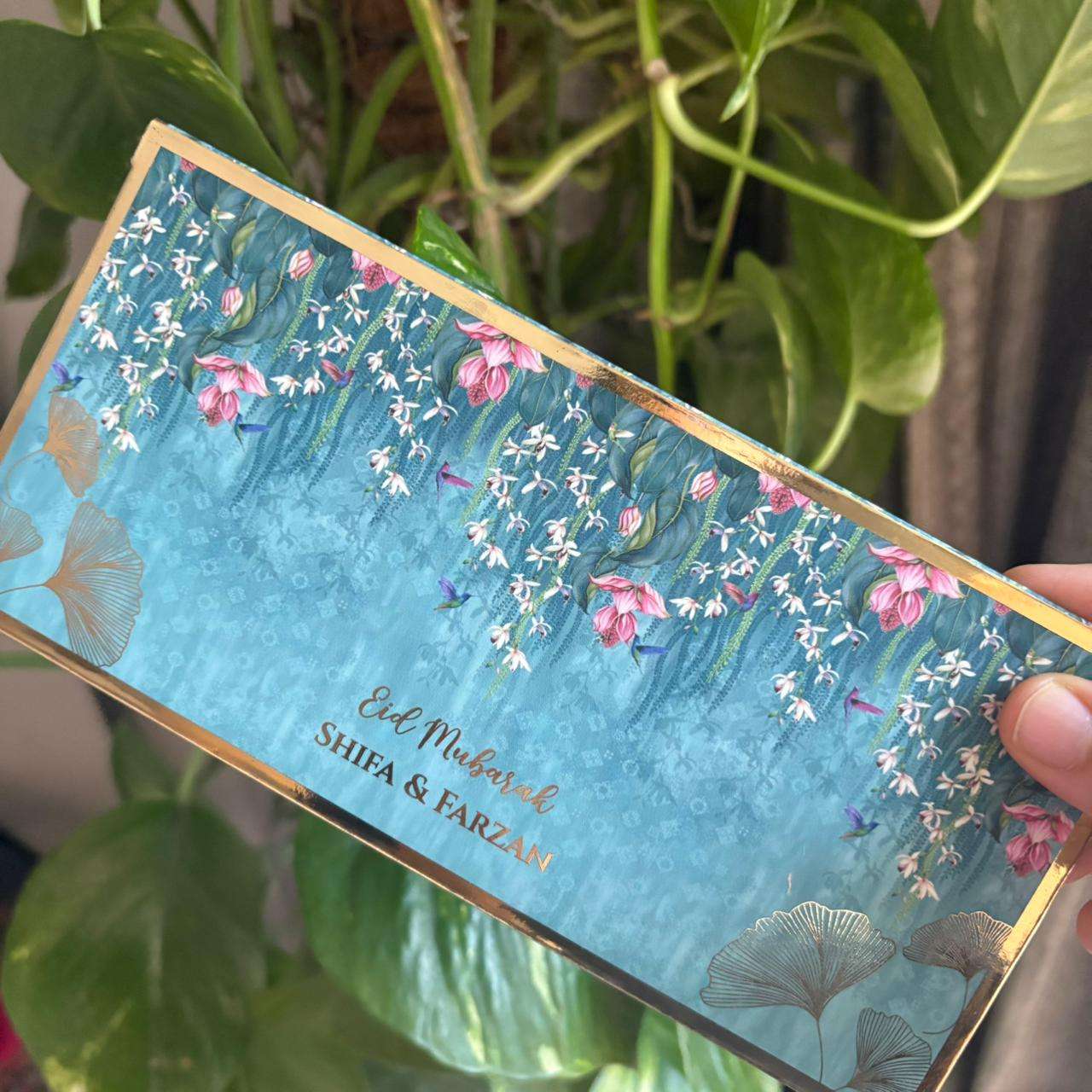 Luxe Gold Foil Money Envelopes -Royal Blooms