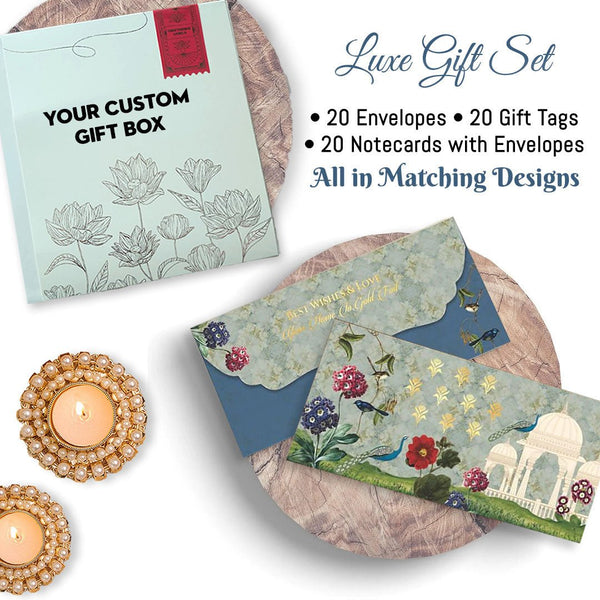 Luxe Diwali Gift Stationery Sets - Chatterbox Labels - Gift Tags