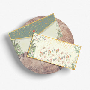 Luxe Money Envelopes -Floral Elegance- Set of 20