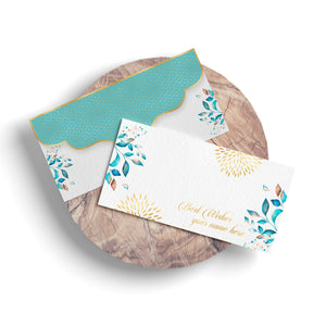 Luxe Money Envelopes -Blue Splendour- Set of 20