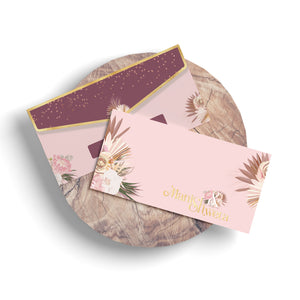 Luxe Money Envelopes -Pink Blossom- Set of 20