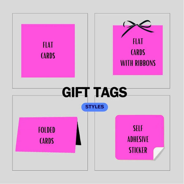 Set of 10 - Color Block Names - Gift tags - Chatterbox Labels - Gift Tags