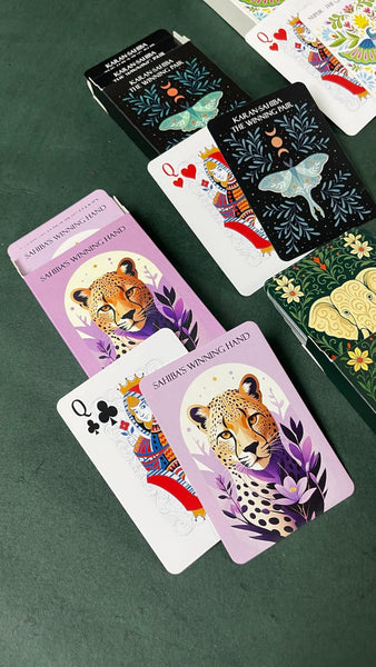 Personalised Playing Cards Deck - Chatterbox Labels - Poker Set