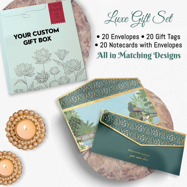 Luxe Diwali Gift Stationery Sets - Chatterbox Labels - Gift Tags