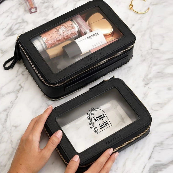 Transparent Labels with Framing - Personalised Waterproof Stickers (Set of 25) - Chatterbox Labels - Transparent Labels