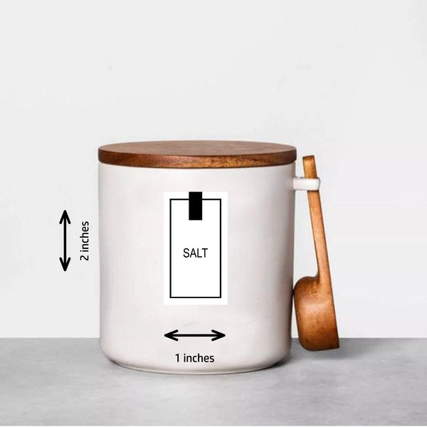 Kitchen Labels & Stickers Pack of 60 - Chatterbox Labels - Kitchen Labels